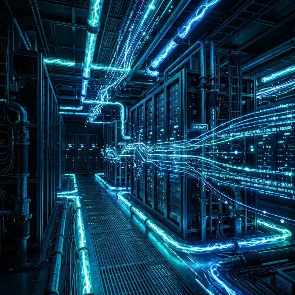 Visualisation of energy flow across an optimised industrial power grid